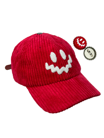 CORDUROY CAP RED