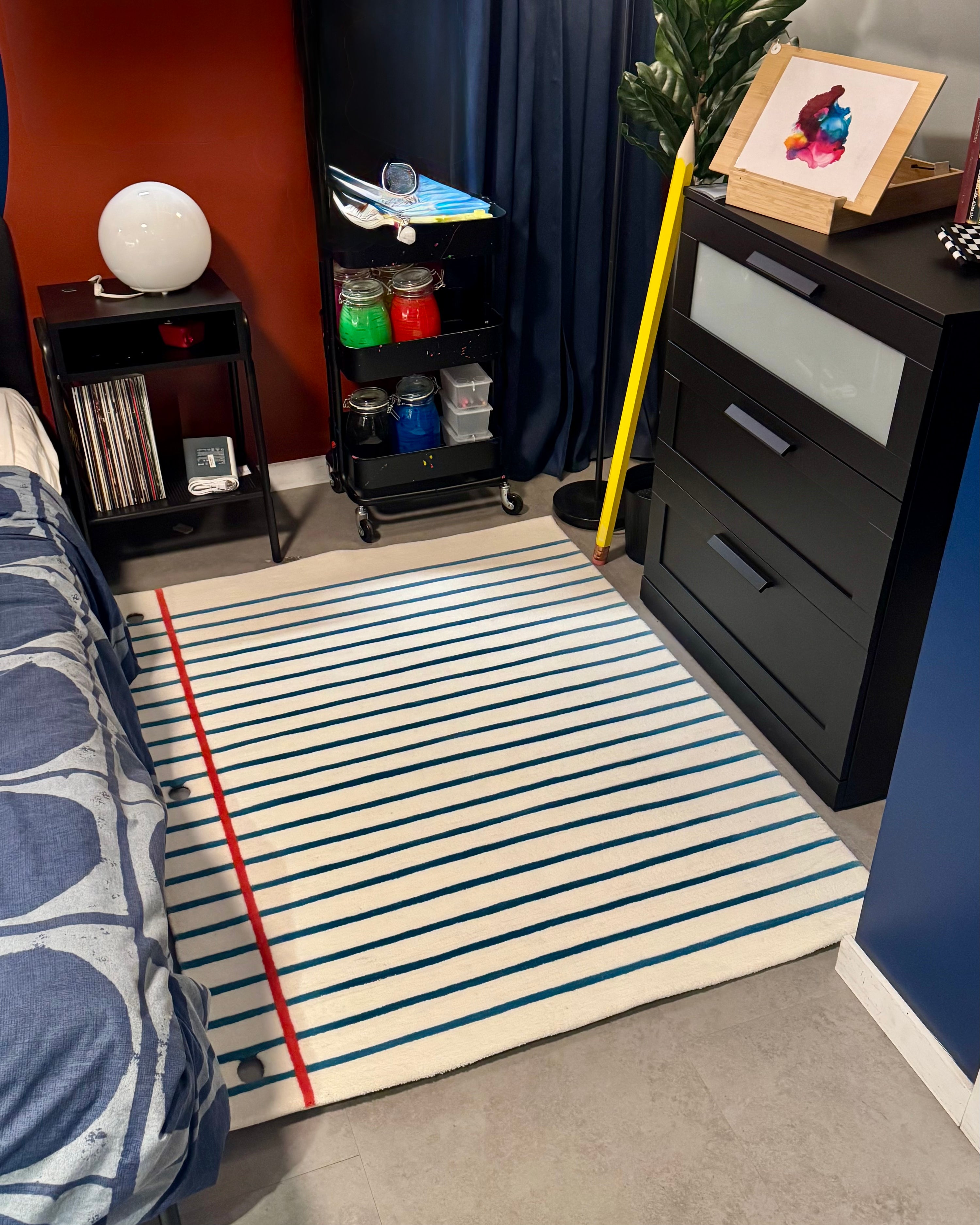 PAPER RUG + PENCIL