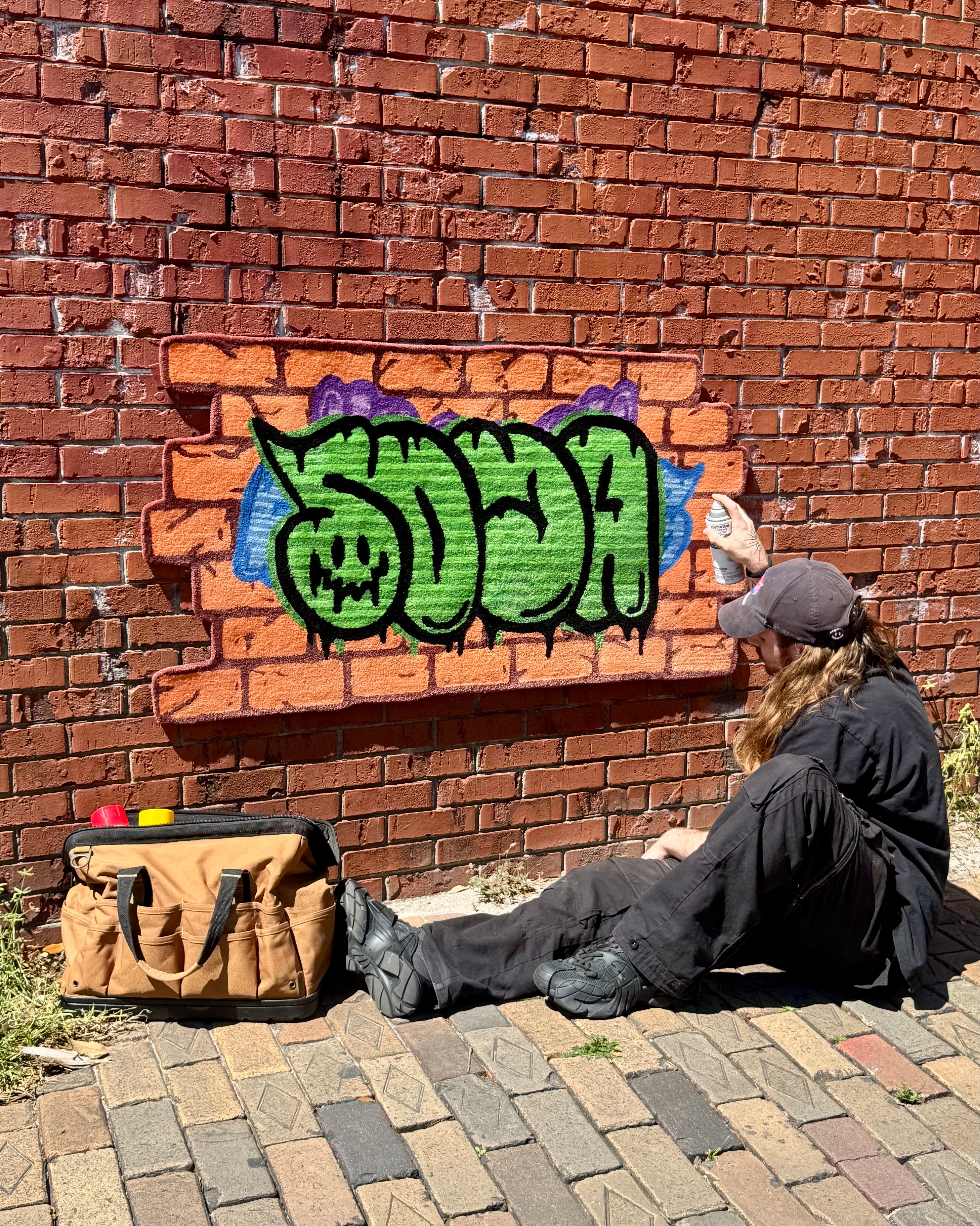 BRICK GRAFFITI RUG – RUGSODA