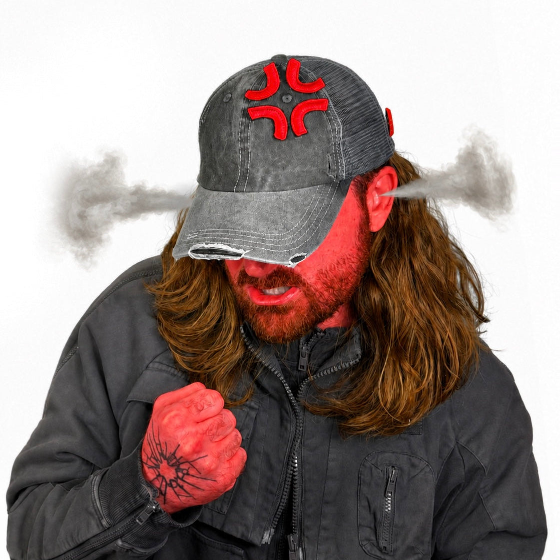 ANGRY TRUCKER HAT