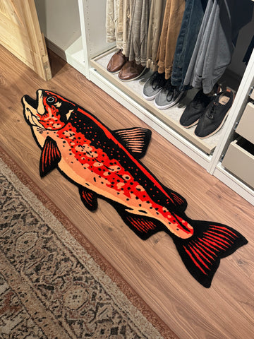 FISH RUG (RED)