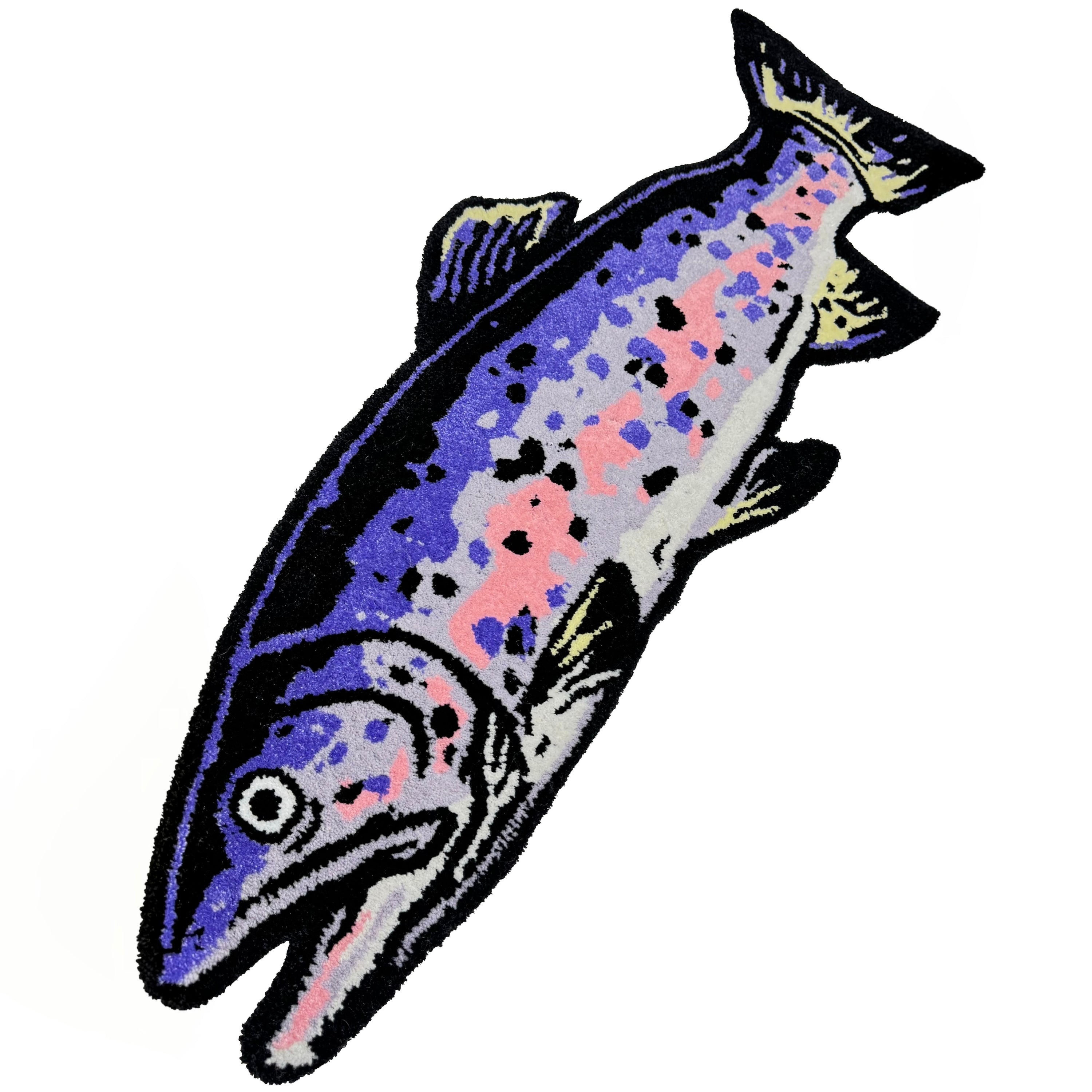 FISH RUG (TROUT PURPLE)