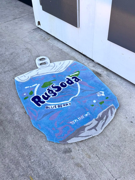 CRUSHED CAN RUG (BLUEBERRY)