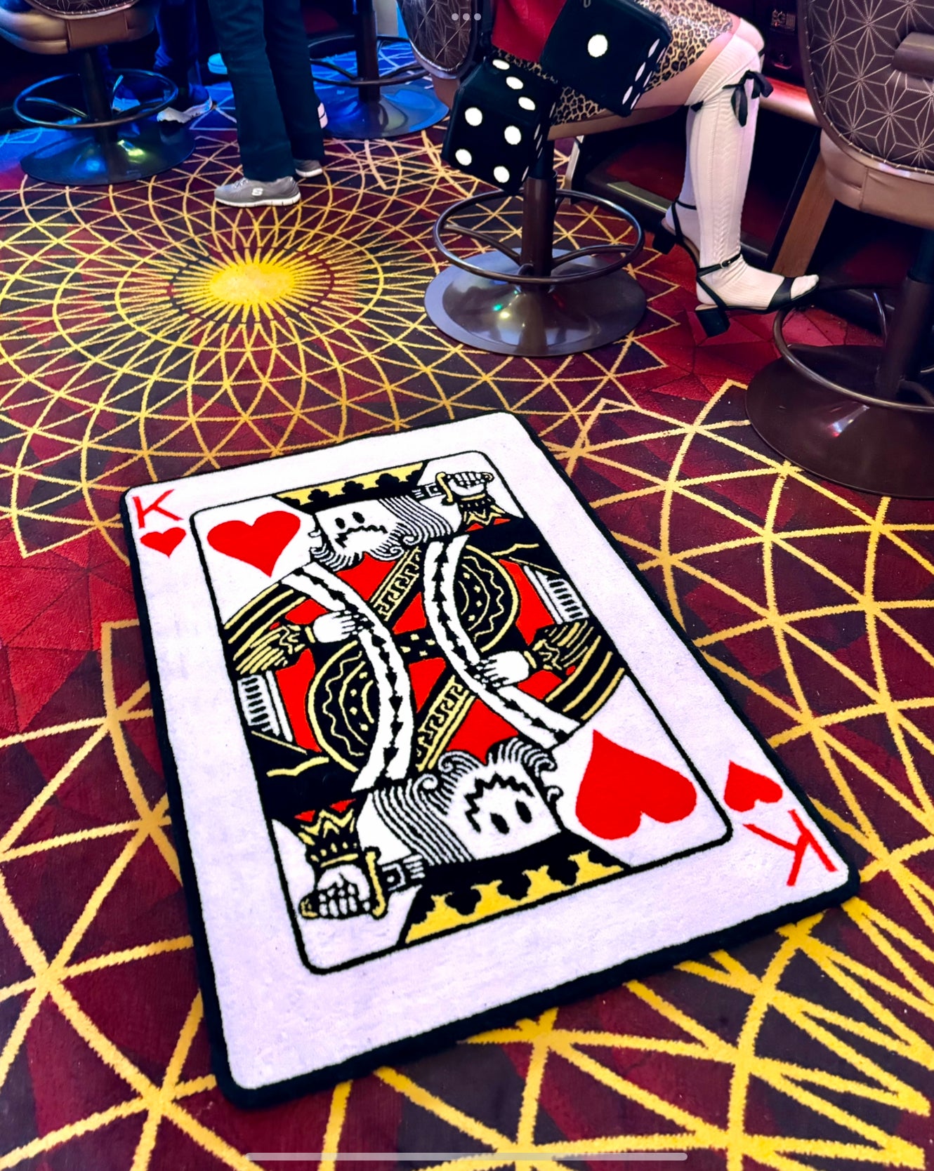 KING OF HEARTS RUG