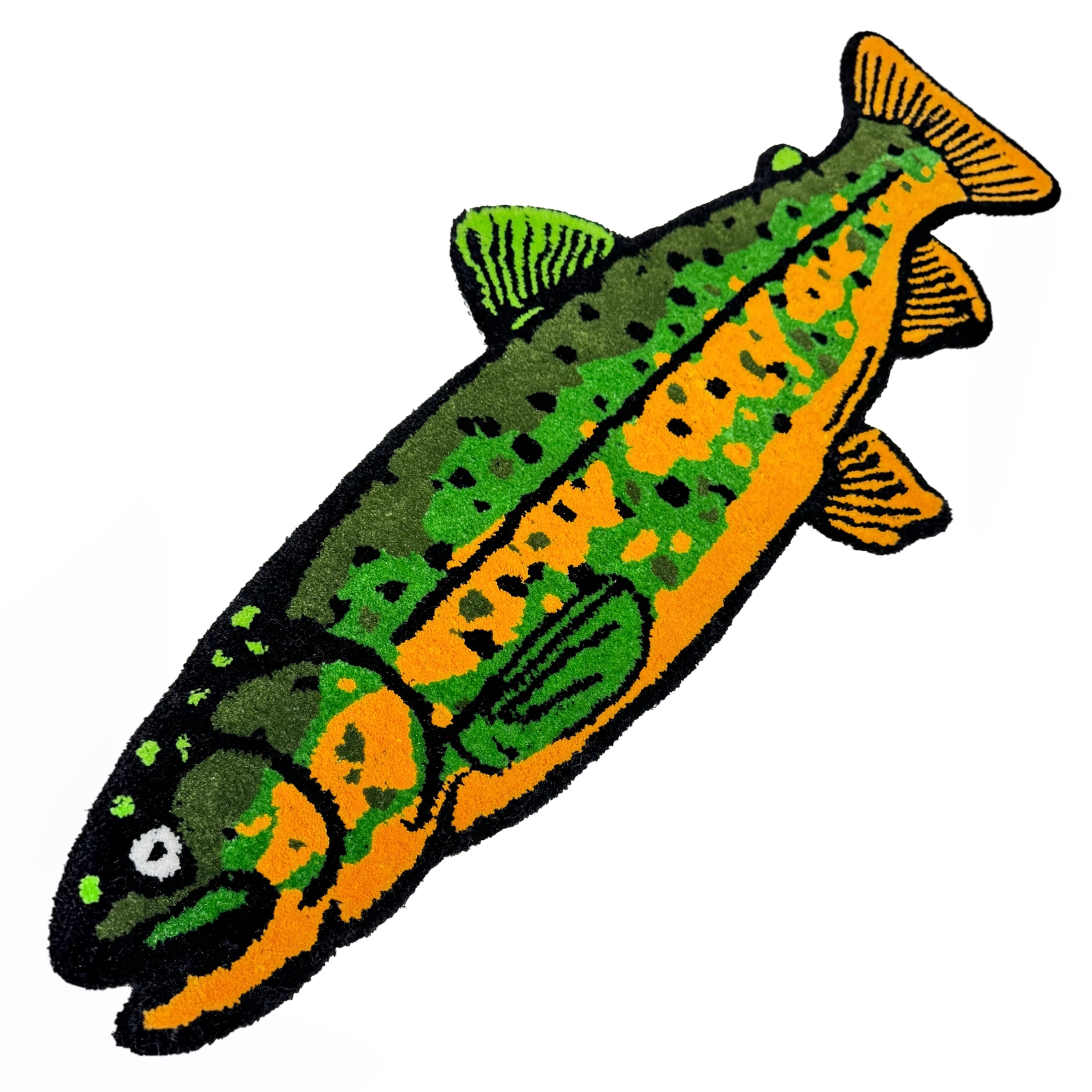 FISH RUG (CITRUS GREEN)