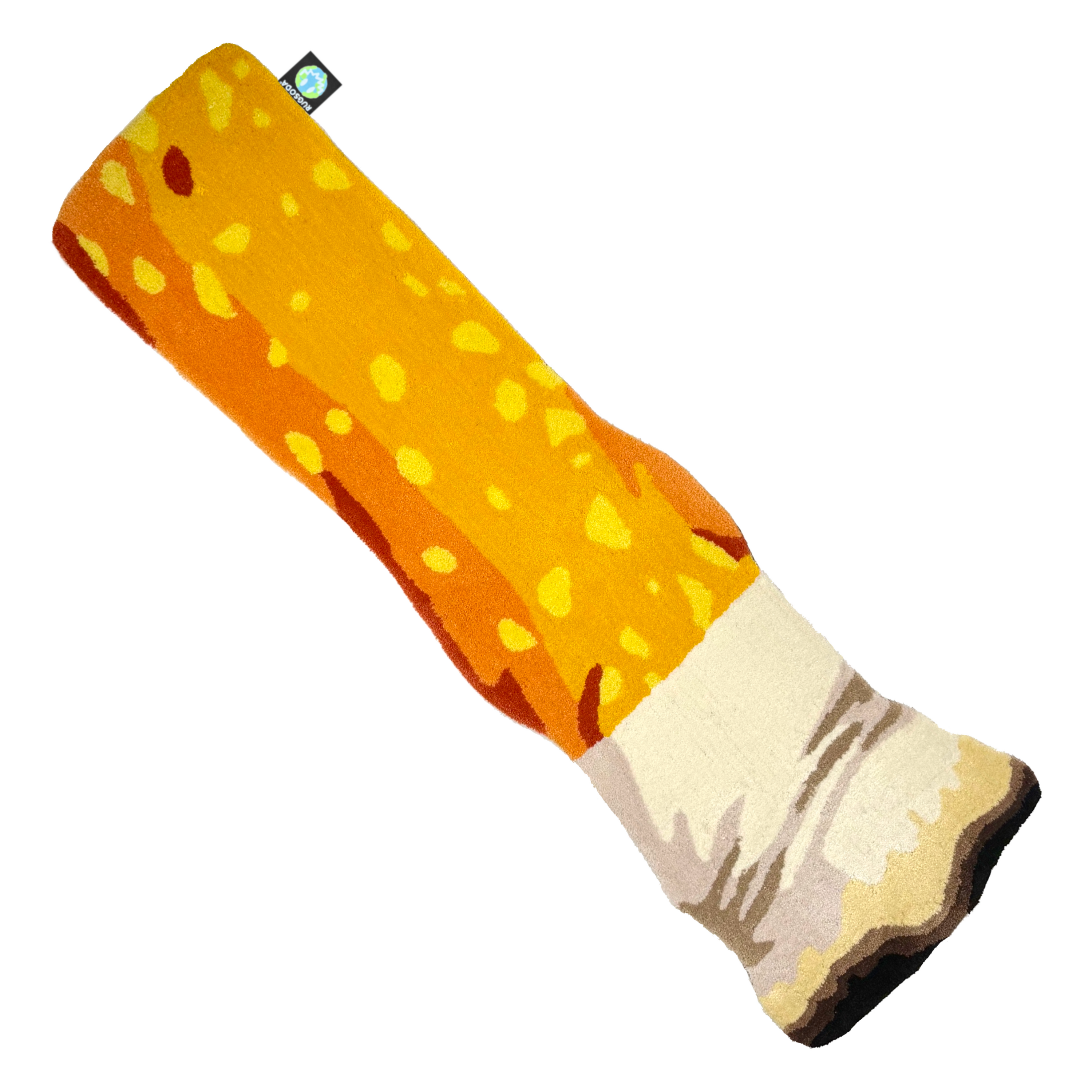 CIGARETTE BUTT RUG
