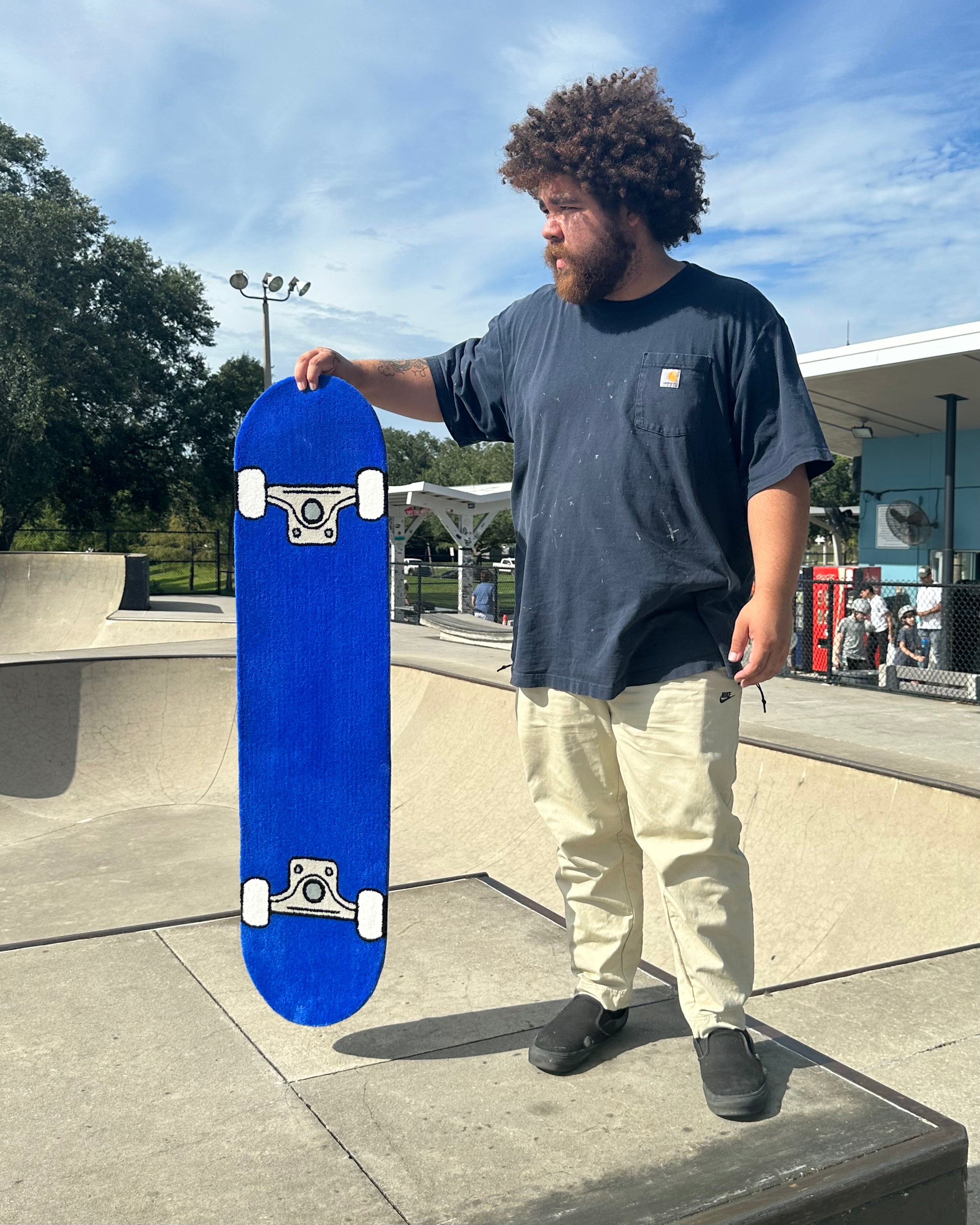 SKATEBOARD RUG ROULETTE