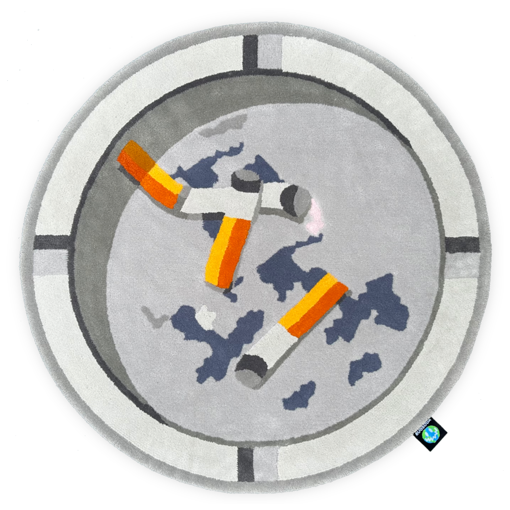 ASHTRAY RUG (CIGARETTES)