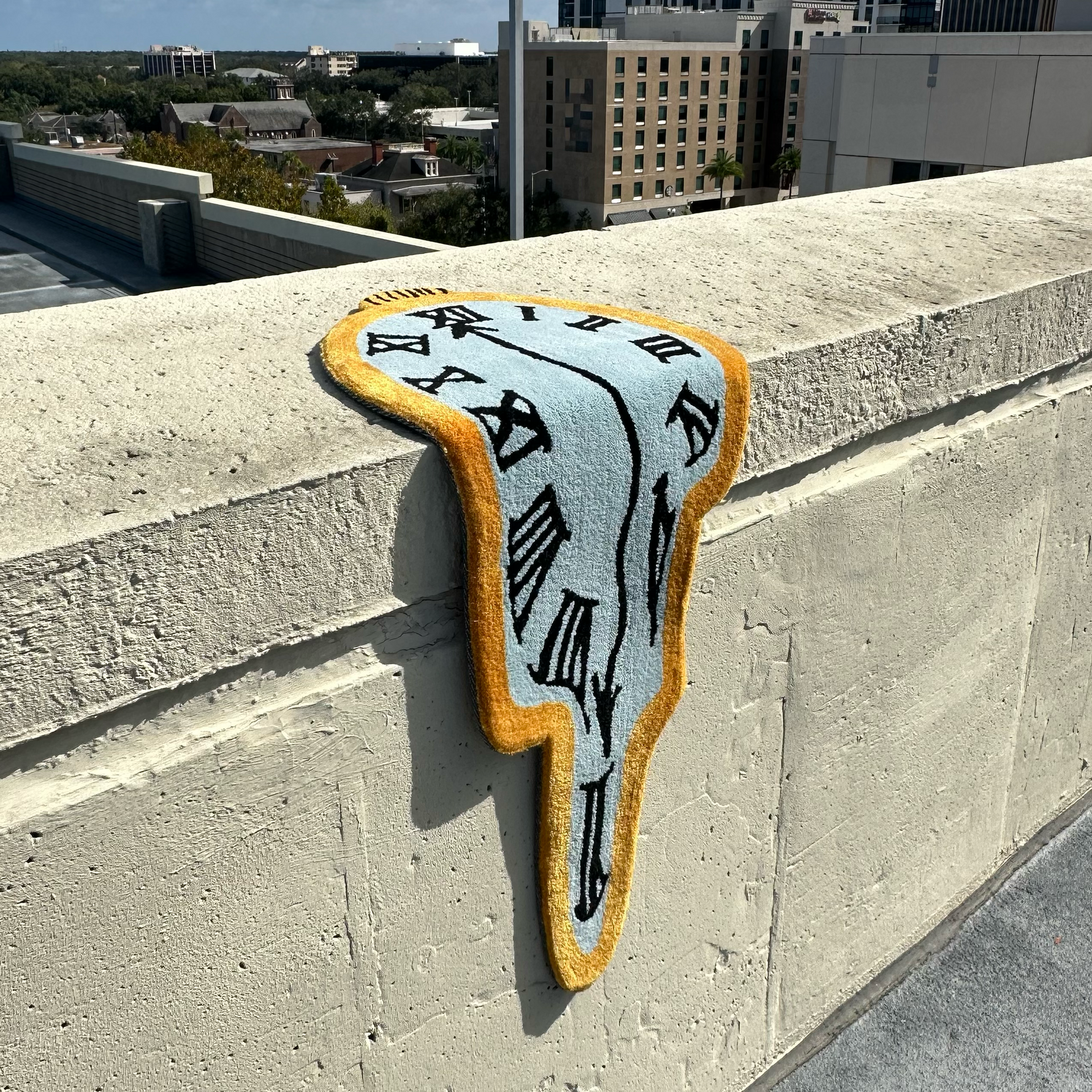 MELTING CLOCK RUG – RUGSODA