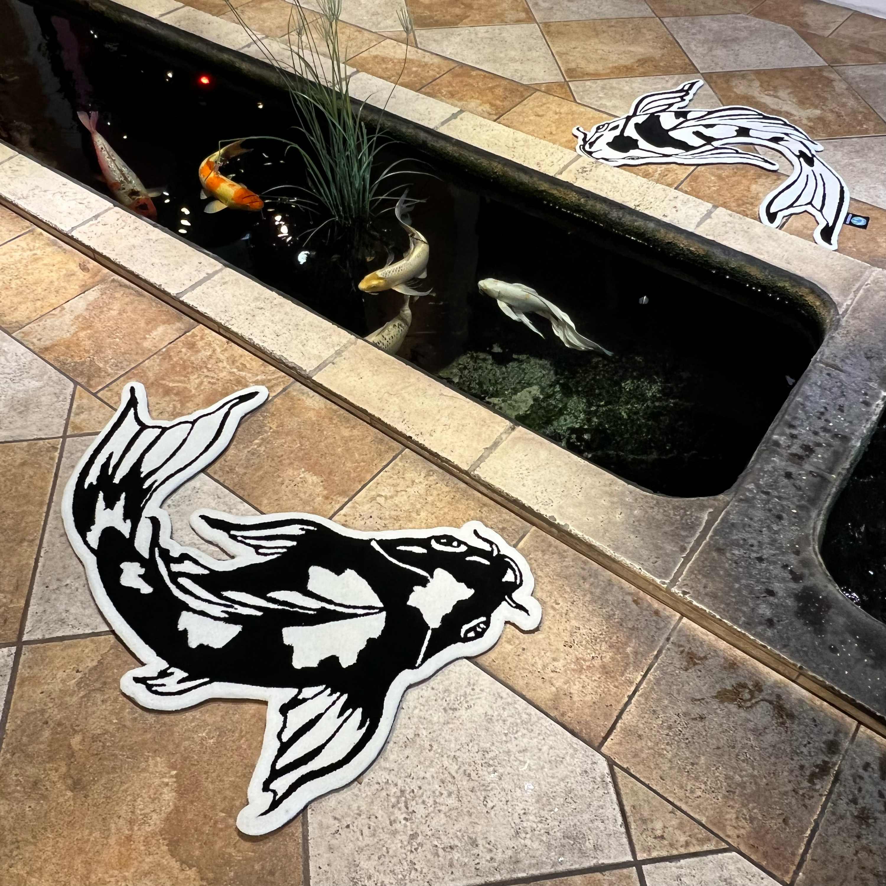 YIN-YANG KOI FISH RUGS