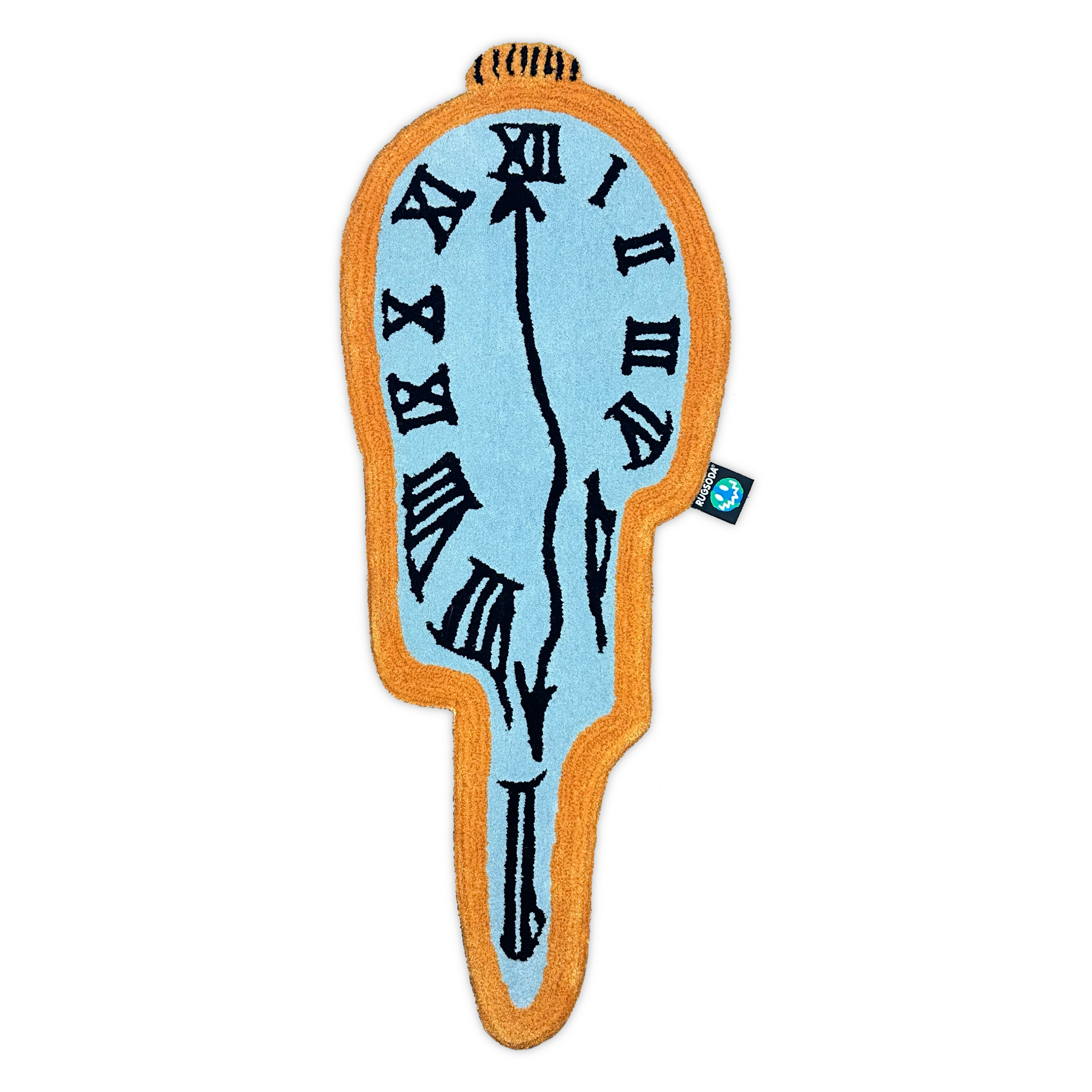 MELTING CLOCK RUG